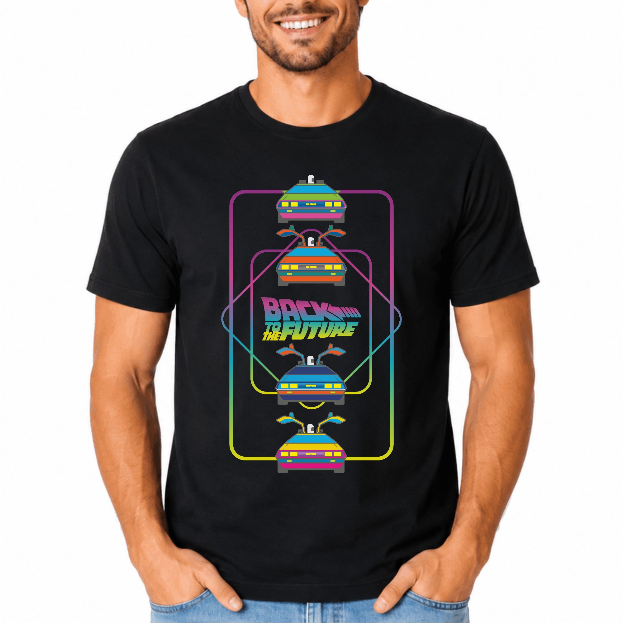 Delorean neon
