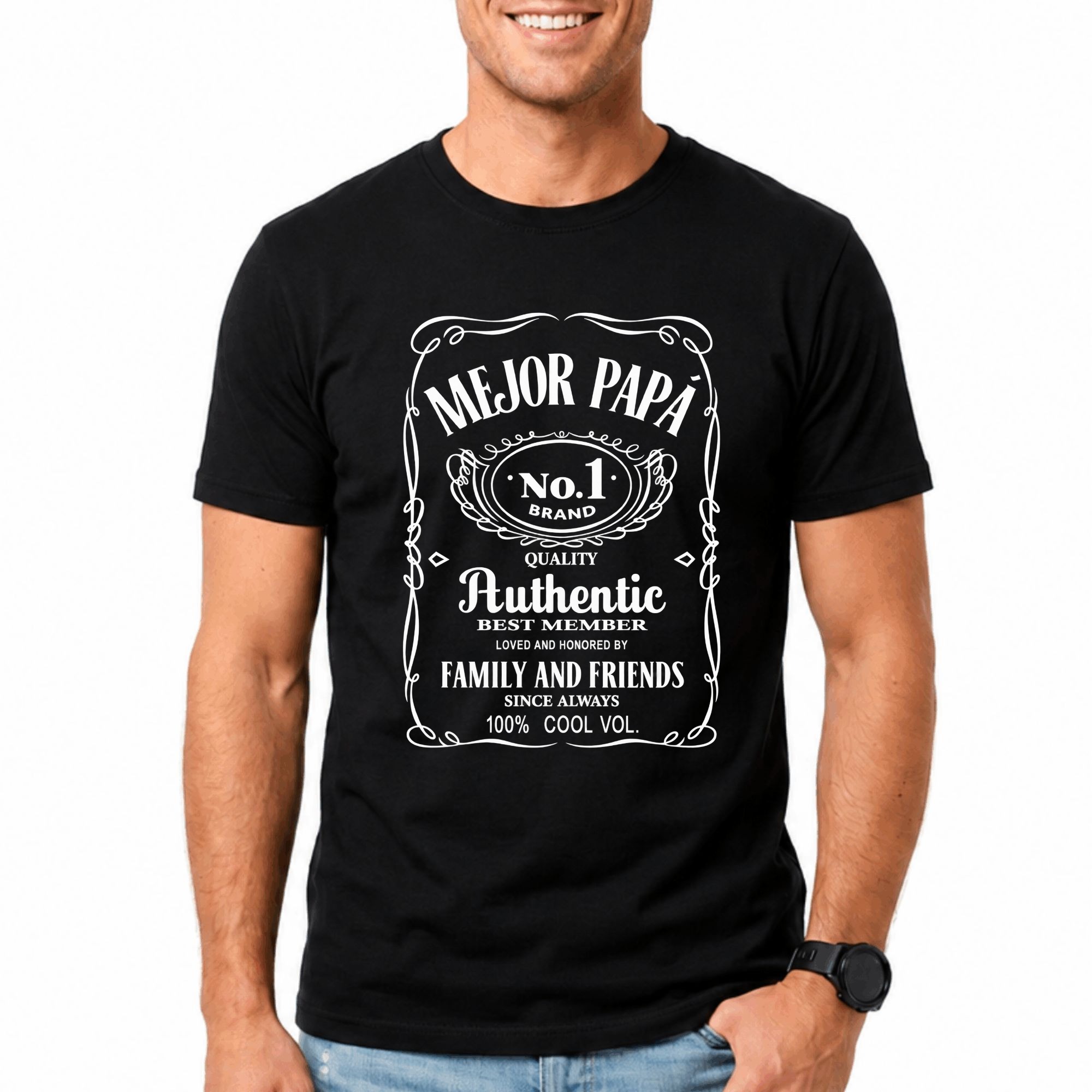 Mejor Papá – Etiqueta Estilo Whisky