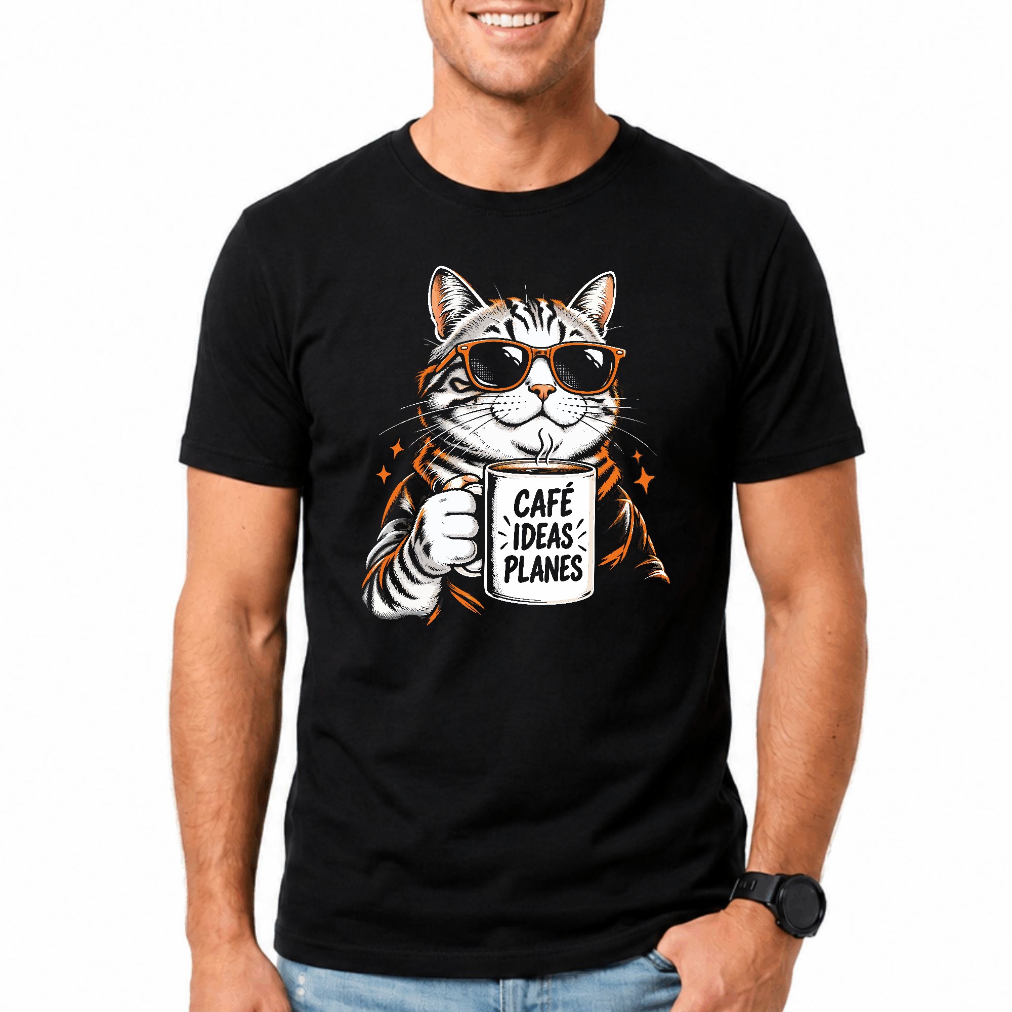 Café, Ideas y Planes - Gato con estilo - Imagen 6